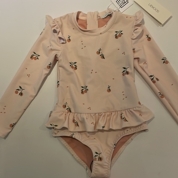 Liewood Sille Swim Jumpsuit - Peach / Sea Shell - Picture 3 of 6